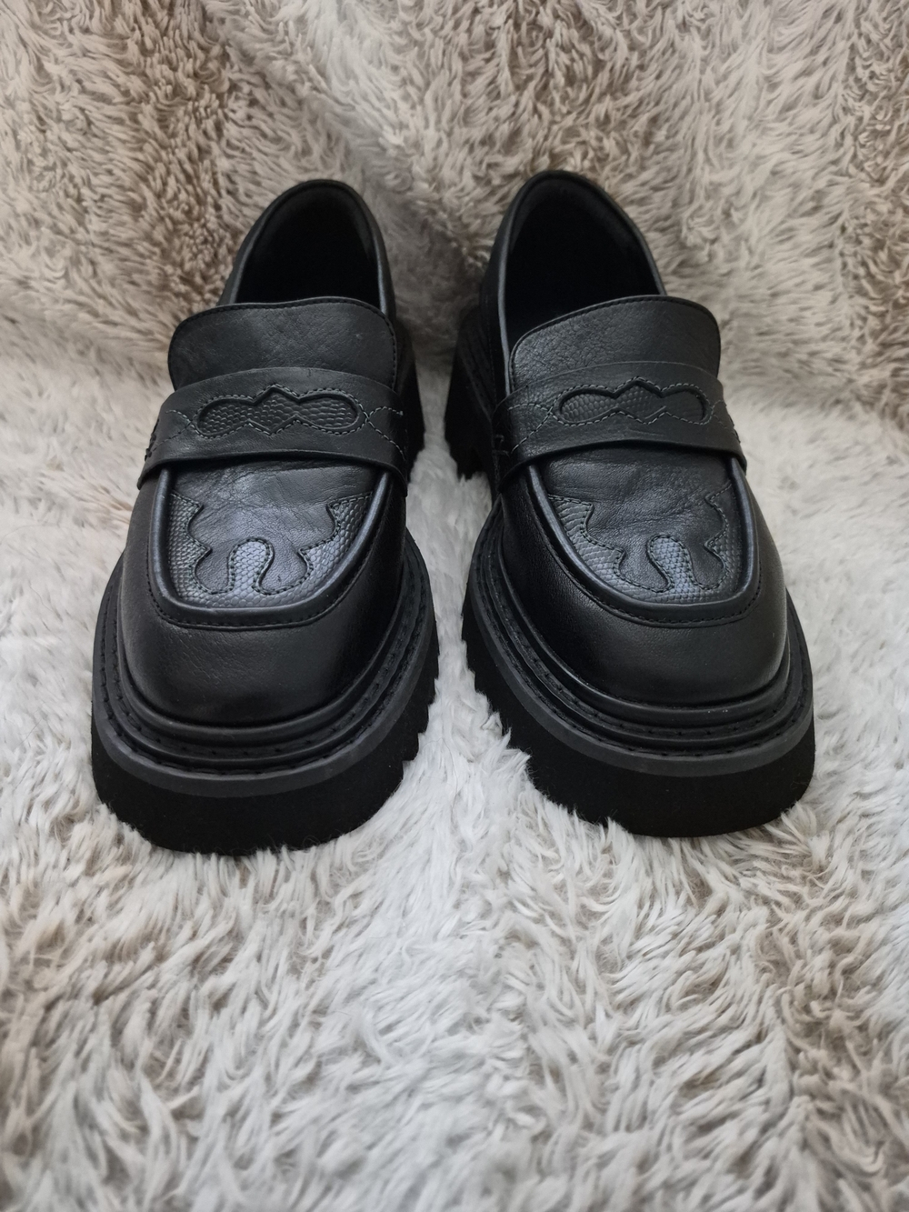 NWT Free People Darci Platform Loafers 7.5 - Picture 3 of 5